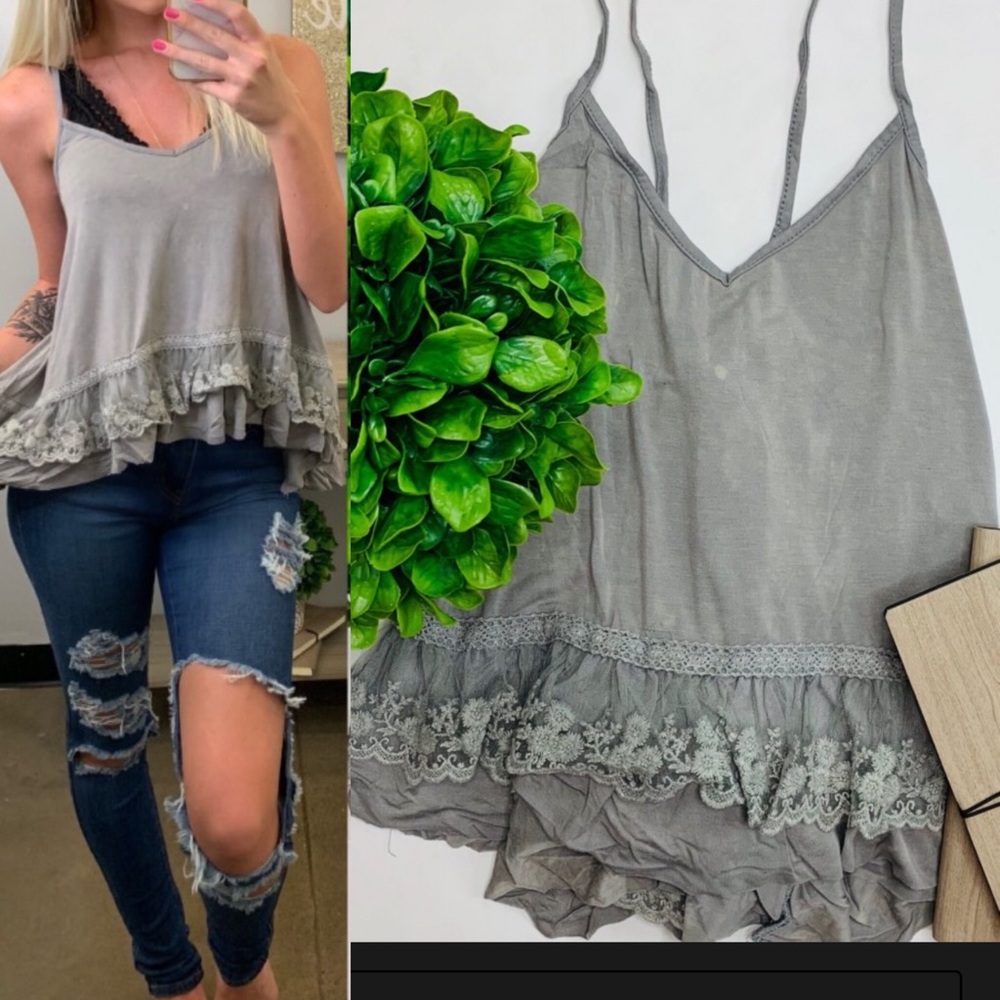 EASEL cross tied tank 😍😍😍😍